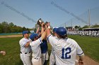 Baseball vs Babson  Wheaton College Baseball players celebrate their victory over Babson to win the NEWMAC Championship for the third year in a row. - (Photo by Keith Nordstrom) : Wheaton, baseball, NEWMAC